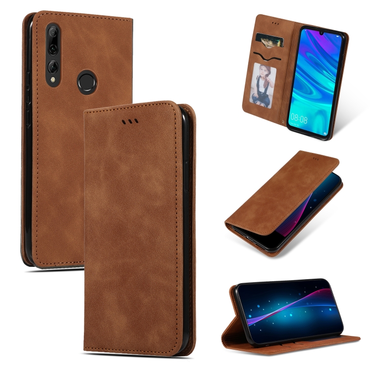 Retro Skin Feel Business Magnetic Horizontal Flip Leather Case for Huawei P Smart 2019 & P Smart Plus 2019 & Mate 30 Lite