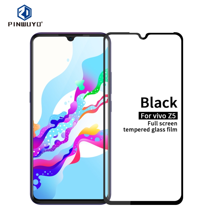 PINWUYO 9H 2.5D Full Screen Tempered Glass Film for