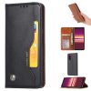 For Sony Xperia 5 Knead Skin Texture Horizontal Flip Leather Case with Photo Frame & Holder & Card Slots & Wallet