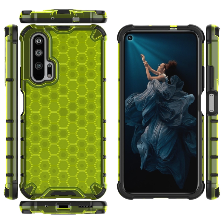 For Huawei Honor 20 Pro  Shockproof Honeycomb PC + TPU Case