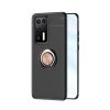For Huawei P40 Metal Ring Holder 360 Degree Rotating TPU Case