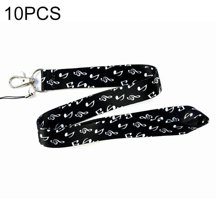 10 PCS Neck Lanyard for Label / ID / Badge / Mobile Phones, Size: 50 x 2cm
