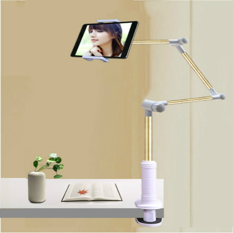 360 Degree Rotation Lazy Mount Folding Long Arm Phone Stand Holder for 4-14 Inch Tablet & Phone