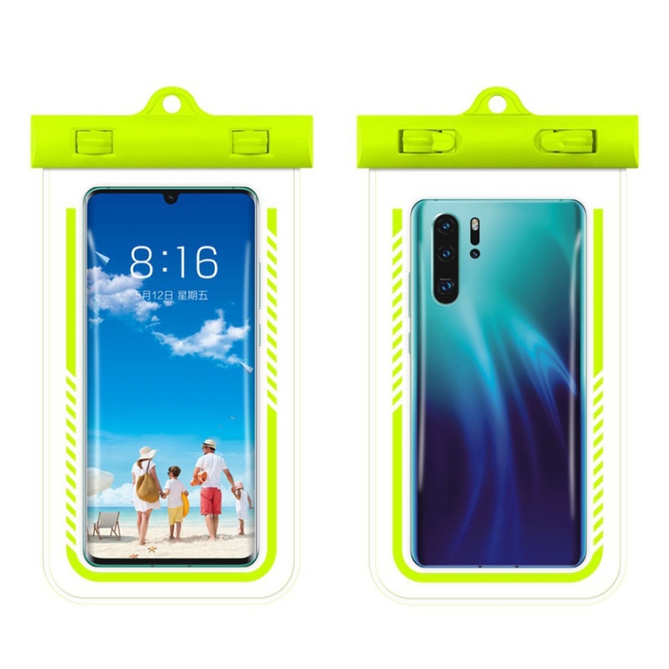 2PCS Diving Swimming Transparent TPU Mobile Phone Waterproof Case