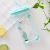 Cartoon Transparent Swimming Inflatable Air Bag Floating Mobile Phone Waterproof Bag, Random Color Delivery