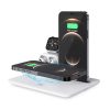 HQ-UD17 4 in 1 Wireless Charger Phone Holder Charging Base for iPhone, iWatch, AirPods and Other Android Phones