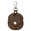 CONTACTS FAMILY CF1119 Pro For Galaxy Buds Pro Crazy Horse Texture Clamshell Earphone Protective Leather Case with Hook