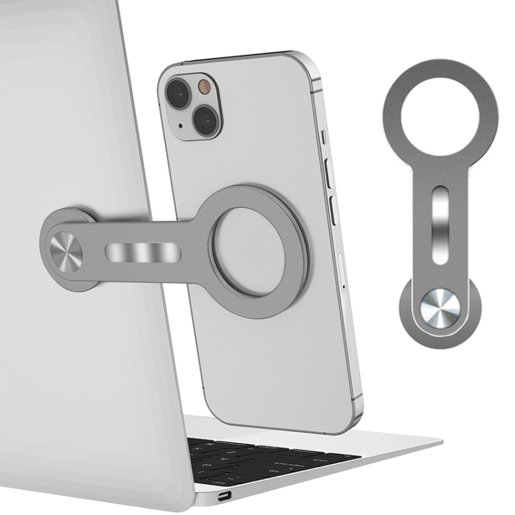 Magsafe Laptop Aluminum Alloy Magnetic Stand With 2 Magnetic Sheet