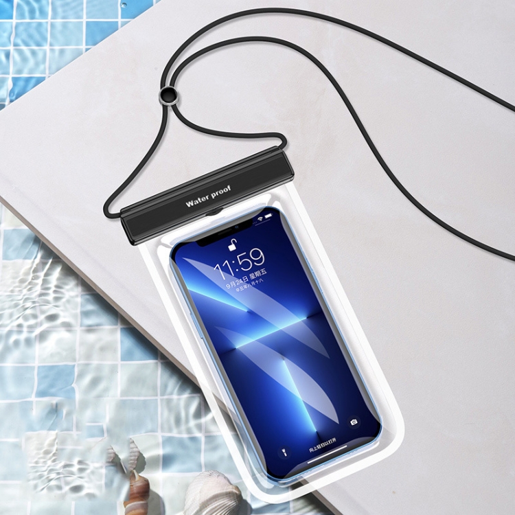 Swimming Diving Transparent TPU Dustproof and Waterproof Mobile Phone Bag