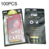 100PCS Phone Case Plastic Self-Sealing Pearl Packaging Bags, Size: