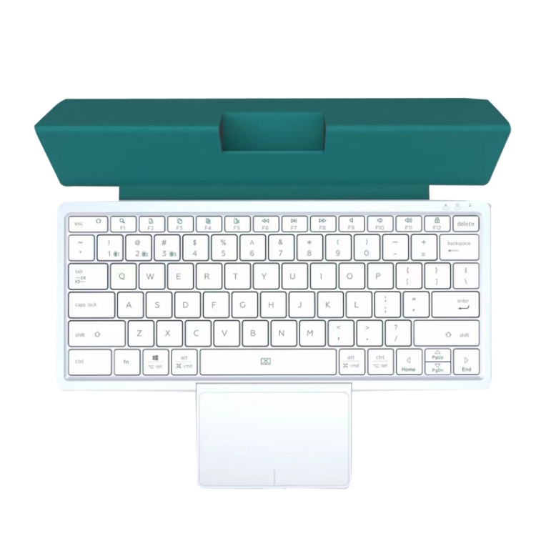 KF7800 Hidden Touchpad Portable Tablet Computer Wireless Bluetooth Keypad With PU Leather