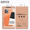 50 PCS Kraft Paper Phone Case Packaging Box