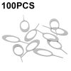 100 PCS Universal Thickened and Hardened Steel Phone Card Removal Pin