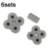 For NDSL NDS Lite Game 6sets Conductive Rubber Pad Soft Silicone Adhesive Key Button Pads
