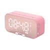Outdoor Portable Card Bluetooth Speaker Small Clock Radio