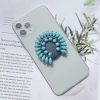 Retro Turquoise Expanding Phone Stand Grip Finger Ring Support
