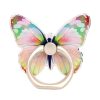 Cute Cartoon Butterfly Multifunctional Finger Ring Cell Phone Holder 360 Degree Rotating Universal Phone Ring Stand