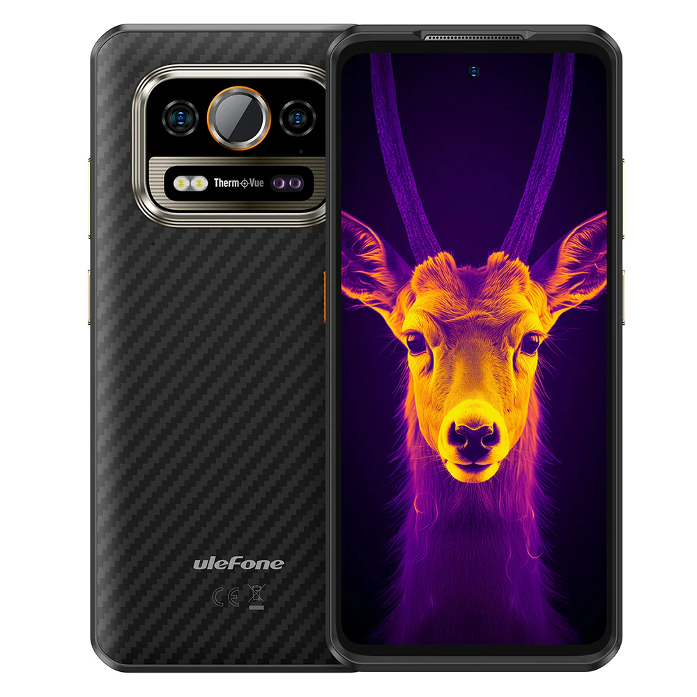 Ulefone Armor 25T Pro 5G Thermal Imaging Rugged Phone Android 14 33W 50MP+64MP NFC Waterproof Smartphone