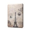 Eiffel Tower Pattern Horizontal Flip PU Leather Protective Case for Amazon Kindle 2019, with Sleep & Wake-up Funtion