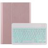 DY-P10-S 2 in 1 Removable Bluetooth Keyboard + Protective Leather Tablet Case with Backlight & Holder for Lenovo Tab P10 10.1 inch