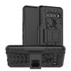 Tire Texture TPU+PC Shockproof Case for LG V50 ThinQ, with Holder