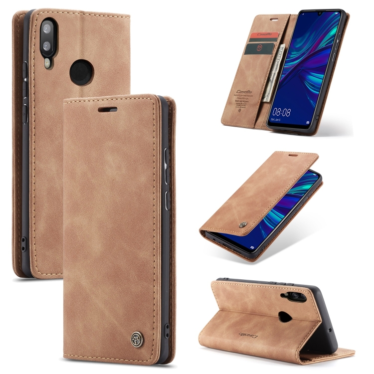 CaseMe Multifunctional Retro Frosted Horizontal Flip Leather Case for Huawei P Smart 2019 /  Honor 10 Lite, with Card Slots & Holder & Wallet
