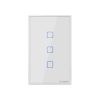 Sonoff T2 Touch 120mm Tempered Glass Panel Wall Switch Smart Home Light Touch Switch, Compatible with Alexa and Google Home, AC 100V-240V, US Plug