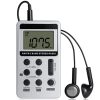 HRD-103 FM + AM Two Band Portable Radio with Lanyard & Headset