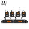 XTUGA IEM1200 Wireless Transmitter 4 Bodypack Stage Singer In-Ear Monitor System