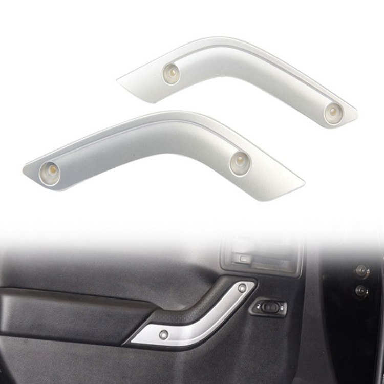 For Jeep Wrangler JK 2007-2017 1 Pair Car Door Inner Handle Decorative Strip