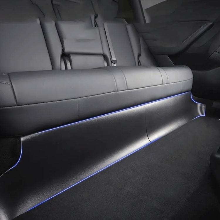 For Tesla Model Y 2pcs / Set Car Rear Seat Lower Protection Panel