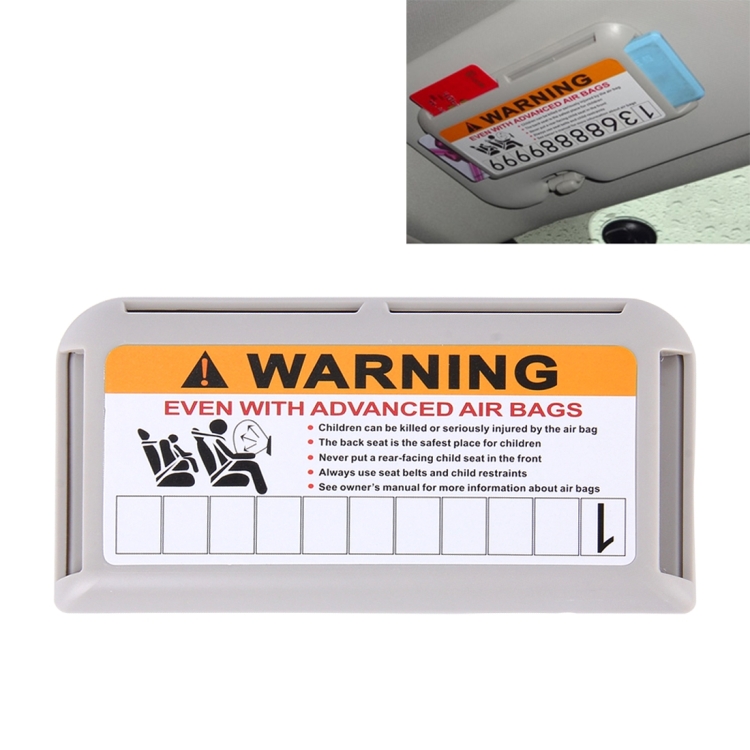 Multi-purpose Car Visor Organizer, Sun Shade Card Storage Pouch Bag