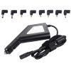 Laptop Notebook Power 90W Universal Car Charger with 8 Power Adapters & 1 USB Port for Samsung, Sony, Asus, Acer, IBM, HP, Lenovo