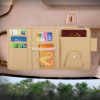 Car Sun Visor Board Paper Tissue Box CD Case Zipper Holder Card Bag Organizer