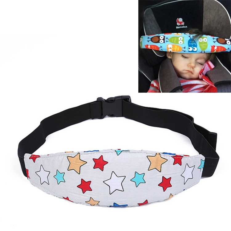 Grey Rabbit Car Kids Safety Seat Cephalosome Fixing Auxiliary Belt ...