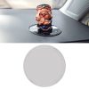 Car Auto Round Soft Rubber Dashboard Anti-slip Pad Mat for Phone / GPS/ MP4/ MP3, Diameter: 8cm