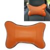 Four Seasons Breathable Leather Surface Car Neck Pillow Head Pillow