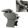 Car ABS Leather Wrapped Armrest Box with Fast Charge USB Holes and Cables for Tiguan
