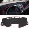 Dark Mat Car Dashboard Cover Car Light Pad Instrument Panel Sunscreen for 2014 Vios (Please note the model and year)