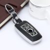 Car Auto PU Leather Luminous Effect Key Ring Protection Cover for BMW Series5/Series7