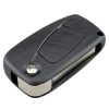 For FIAT Car Keys Replacement 3 Buttons Car Key Case with Side Battery Holder
