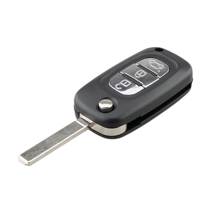 For RENAULT Clio / Megane / Kangoo / Modus Car Keys Replacement 3 Buttons Car Key Case with Foldable Key Blade
