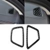 Car Carbon Fiber Instrument Air Vent Frame Decorative Sticker for BMW 5 Series G38 528Li / 530Li / 540Li 2018, Left Drive