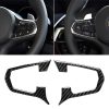 Car Carbon Fiber Steering Wheel Button Configuration A Decorative Sticker for BMW 5 Series G30/G38 X3 G01/G08