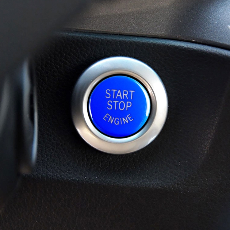 Car Engine Start Key Push Button Cover for BMW G / F Chassis,  without Start and Stop
