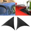 Car Carbon Fiber Hatchback Rear Wing Side Spoiler Lip for Mazda Axela 2014-2018