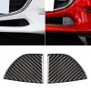 Car Carbon Fiber Front Bumper Decorative Sticker for Mazda Axela 2017-2018