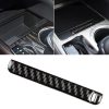 Car Carbon Fiber Storage Box Groove Decorative Sticker for Toyota Eighth Generation Camry 2018-2019, Left Drive