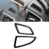 Car Carbon Fiber Left Drive Instrument Air Outlet Decorative Sticker for Honda Tenth Generation Civic 2016-2019