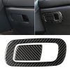 Car Carbon Fiber Storage Box Switch Decorative Sticker for Honda Tenth Generation Civic 2016-2019, Left Drive
